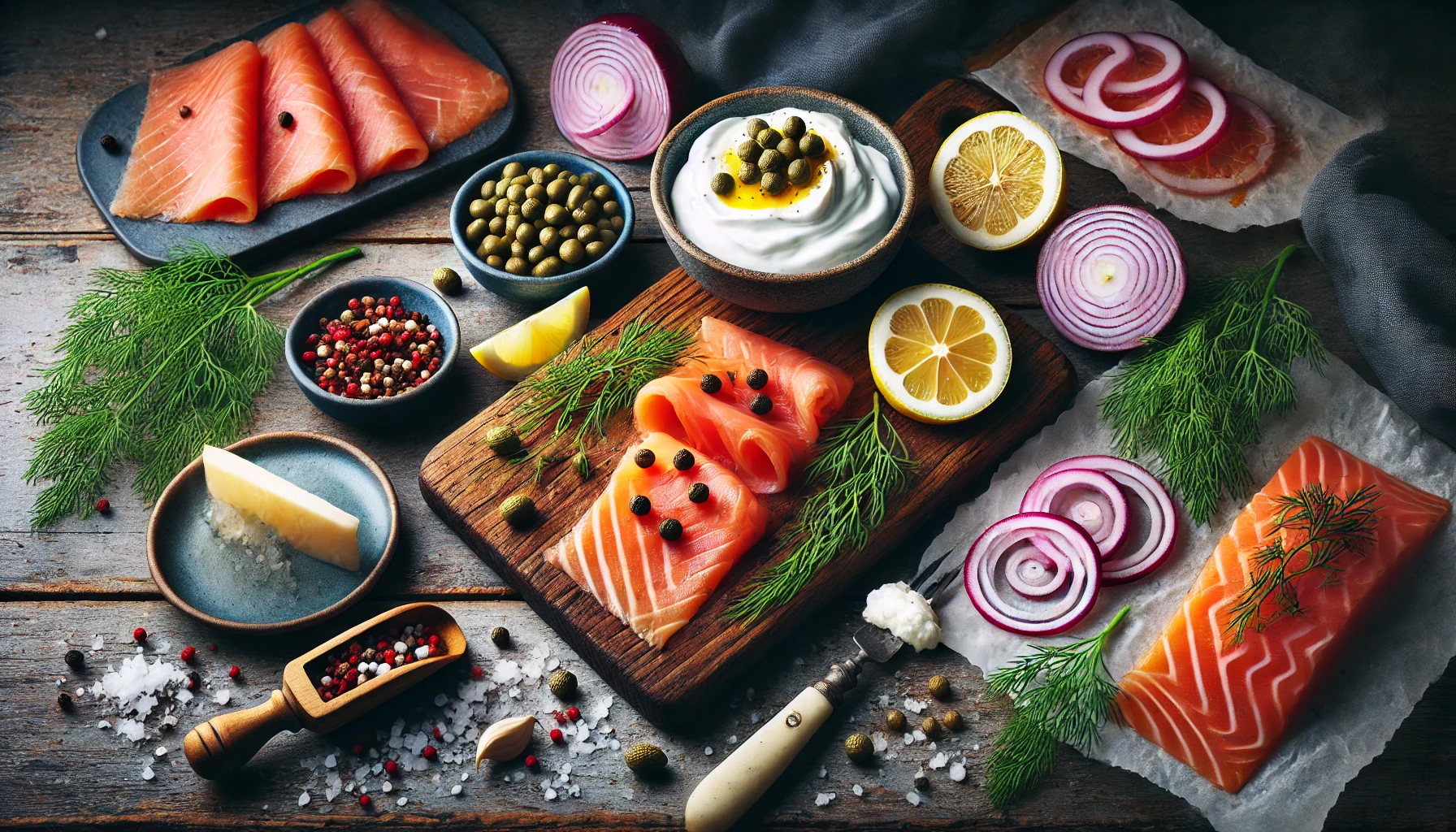 smoked salmon ingredients